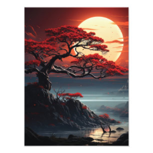 Bonsai Tree Foto Afdruk