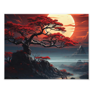Bonsai Tree Foto Afdruk