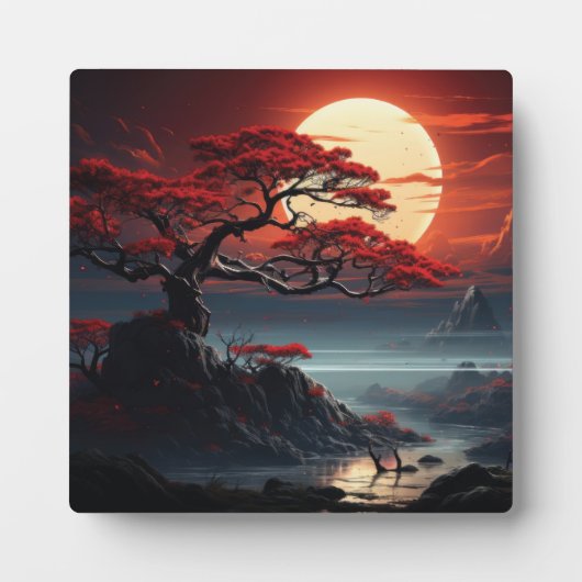 Bonsai Tree Fotoplaat (Voorkant)