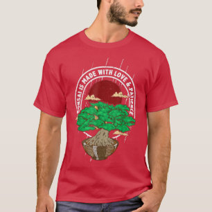 Bonsai Tree Gezegde Japanse boeddhistische kunst T-shirt