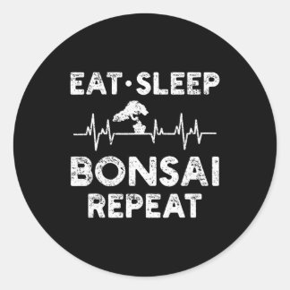 bonsai tree gift ronde sticker