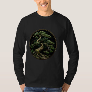 Bonsai Tree Graphic Japanse cultuur Meditatie Ze T-shirt