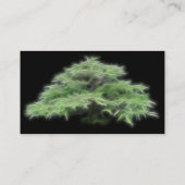 Bonsai Tree Green Plant Visitekaartje (Achterkant)