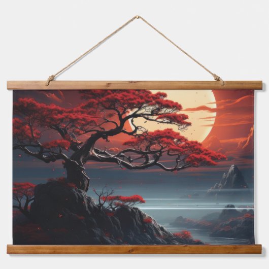 Bonsai Tree Hangend Wandkleed (Voorkant)