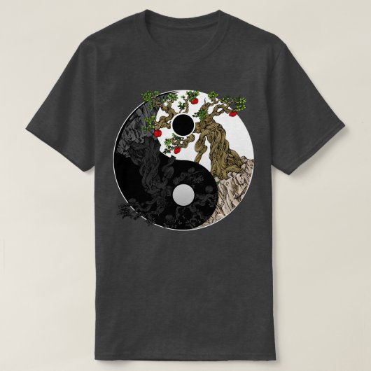 Bonsai Tree Japanse boeddhist Zen T-shirt (Design voorkant)