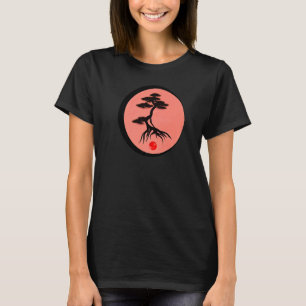 Bonsai Tree Japanse kalligrafie Zen Natuur Mini G T-shirt