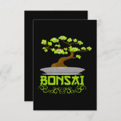 Bonsai Tree Japanse Kanji Bedankkaart (Voorkant / Achterkant)