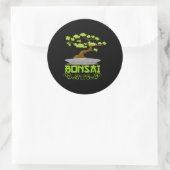 Bonsai Tree Japanse Kanji Ronde Sticker (Tas)