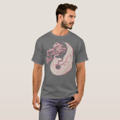 Bonsai Tree Japanse traditie Yin Yang Zen Yoga T-shirt (Voorkant volledig)