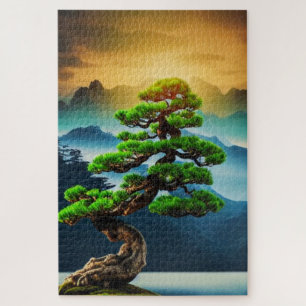 Bonsai Tree Jigzaag Puzzle Legpuzzel
