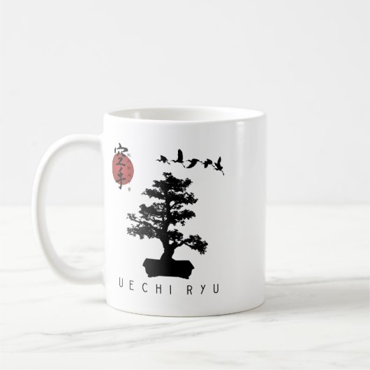 Bonsai Tree Karate Design - Uechi Ryu Instructors Koffiemok (Links)