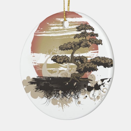 Bonsai Tree Keramisch Ornament (Links)