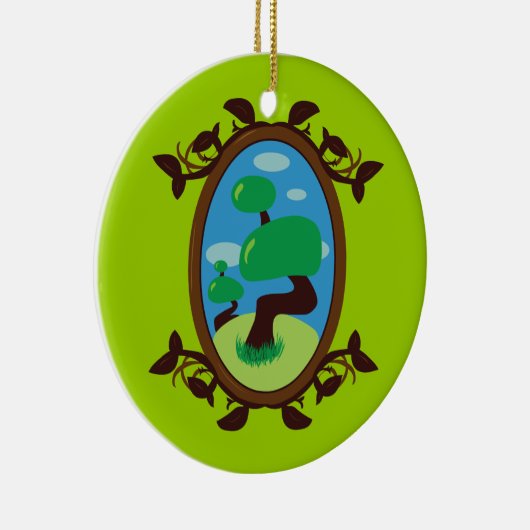 Bonsai Tree Keramisch Ornament (Rechts)