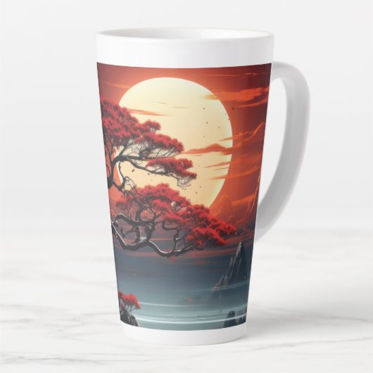 Bonsai Tree Latte Mok (Rechterhoek)