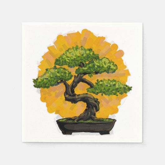 Bonsai Tree Lover Servet (Voorkant)