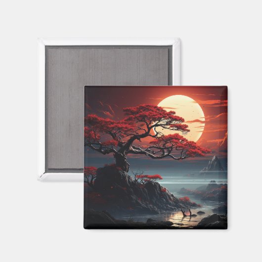 Bonsai Tree Magneet (Voorkant / Achterkant)