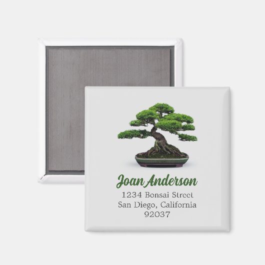 Bonsai Tree Magneet (Voorkant / Achterkant)