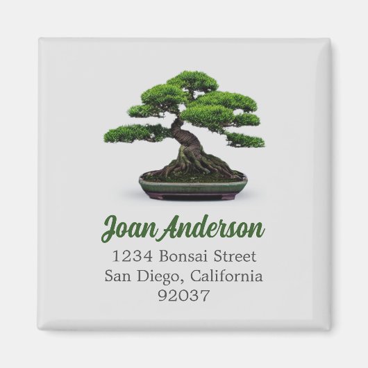 Bonsai Tree Magneet (Voorkant)