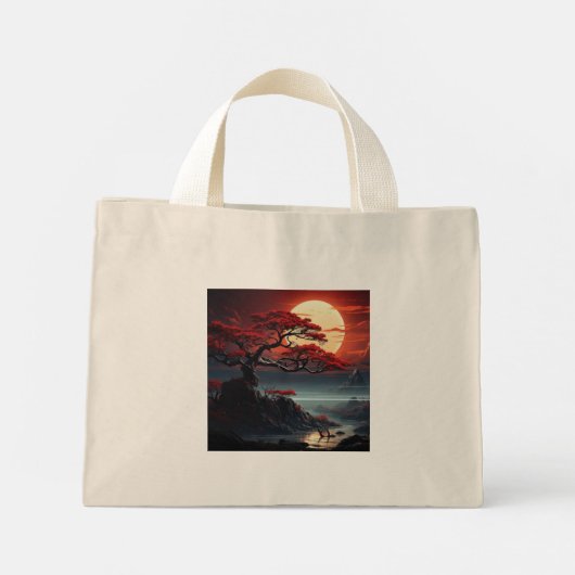 Bonsai Tree Mini Tote Bag (Achterkant)