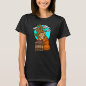 Bonsai Tree Monk Middle Finger Creëer Bonsai T-shirt (Voorkant)