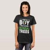 Bonsai Tree Owner Just A Boy Who Loves Bonsai Tree T-shirt (Voorkant volledig)