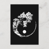 Bonsai Tree Print Zen Spirit Yin Yang Japans Informatiekaartje (Voorkant)