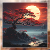 Bonsai Tree Raamsticker (Vel 2)