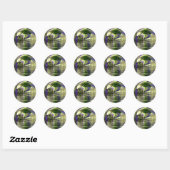 Bonsai Tree Ronde Sticker (Vel)