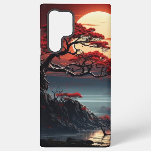 Bonsai Tree Samsung Galaxy Hoesje (Achterkant)