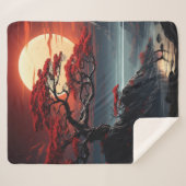 Bonsai Tree Sherpa Deken (Voorkant (horizontaal))