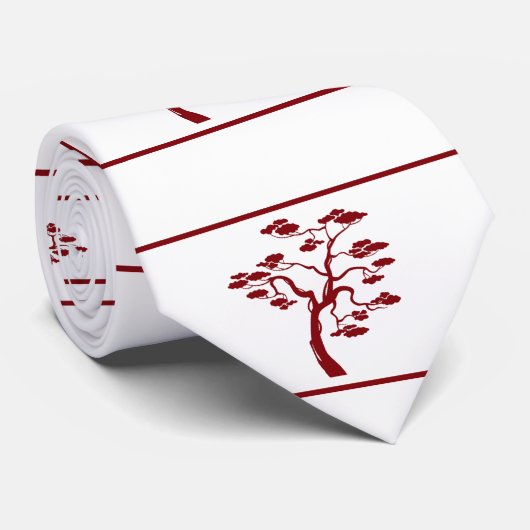 Bonsai Tree Stropdas (Opgerold)