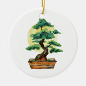 Bonsai Tree Sunshine Keramisch Ornament (Voorkant)
