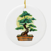 Bonsai Tree Sunshine Keramisch Ornament (Achterkant)