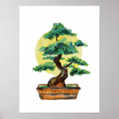 Bonsai Tree Sunshine Poster (Voorkant)