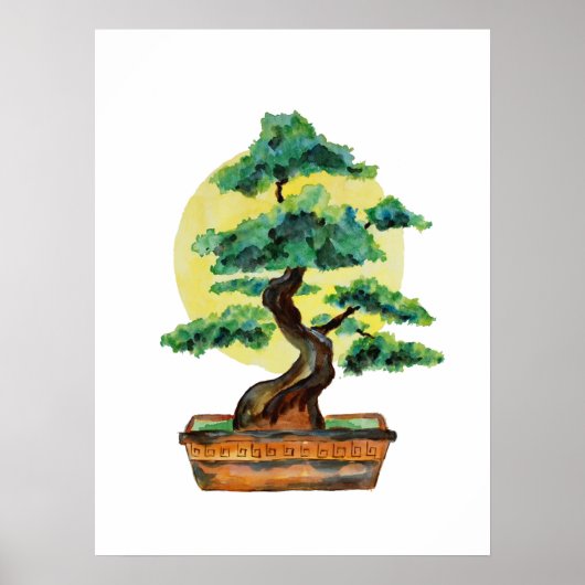 Bonsai Tree Sunshine Poster (Voorkant)