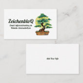 Bonsai Tree Sunshine Visitekaartje (Voorkant / Achterkant)