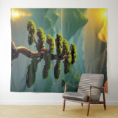 Bonsai Tree Tapestry Wandkleed (In Situ (horizontaal))
