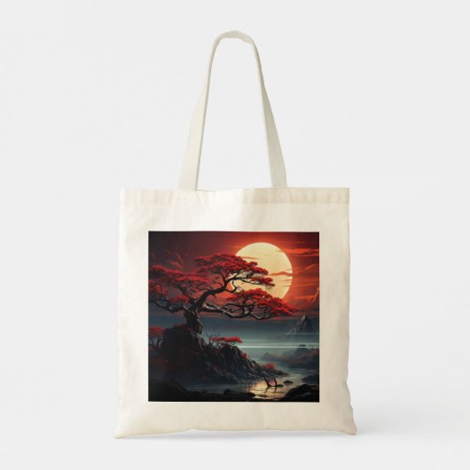 Bonsai Tree Tote Bag (Achterkant)