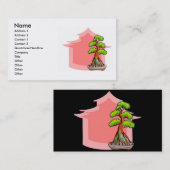 Bonsai Tree Visitekaartje (Voorkant / Achterkant)
