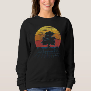 Bonsai Tree Zen Meditation Retro  80s stijl Trui