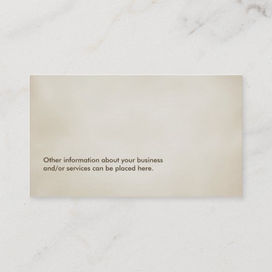 Bonsai Tree Zonsondergang boven zee Visitekaartje (Achterkant)