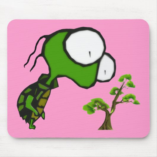 Bonsai Turtle Mousepad Muismat (Voorkant)