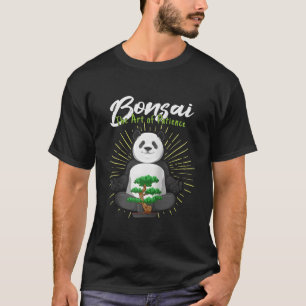 Bonsai Van Geduld Japan Zen Panda Honkbal T-shirt