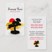 Bonsai/Visitekaartje van het landschap Visitekaartje (Voorkant / Achterkant)
