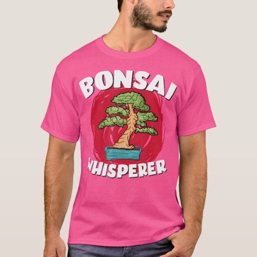 Bonsai Whisperer Funny Japanese Gardening T-shirt (Voorkant)