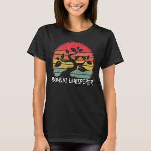 Bonsai Whisperer Japanse traditie Garden Retro T-shirt