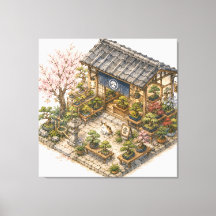 Bonsai Winkel Watercolor