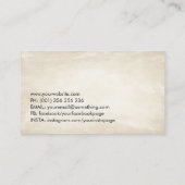 Bonsai Yin Yan Spiral Tree of life Visitekaartje (Achterkant)