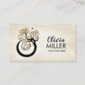 Bonsai Yin Yan Spiral Tree of life Visitekaartje (Voorkant)