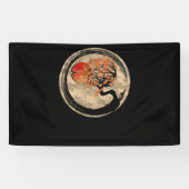 Bonsai Zen Buddhist Enso Circle Tree In Japanese Spandoek (Horizontaal)